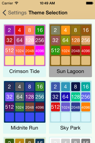 Power 2048 - náhled