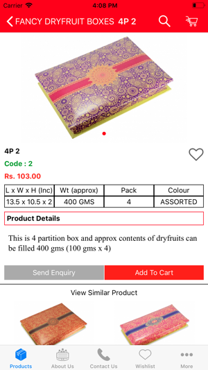 Decorative Sweet Dryfruit Box(圖4)-速報App