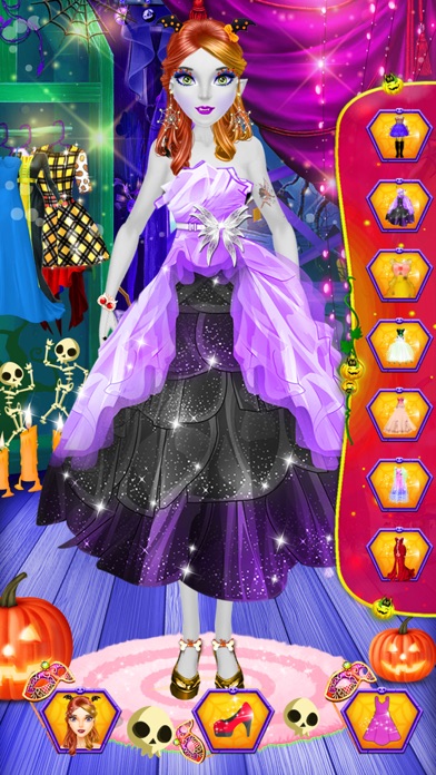 Halloween Princess Makeover 2D screenshot 3