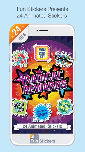 Radical Rewards iSticker