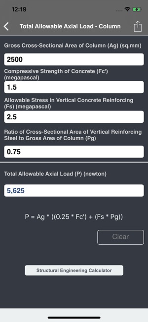 Concrete Engineering Calc.(圖7)-速報App