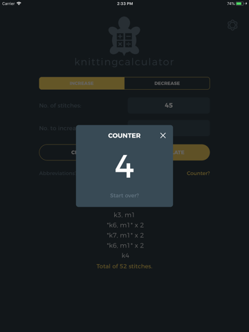 Knitting Calculator - náhled