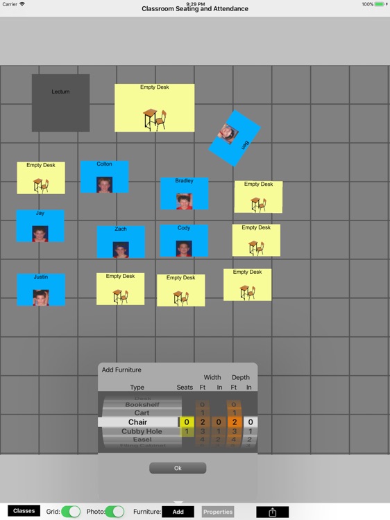 Classroom Seating & Attendance