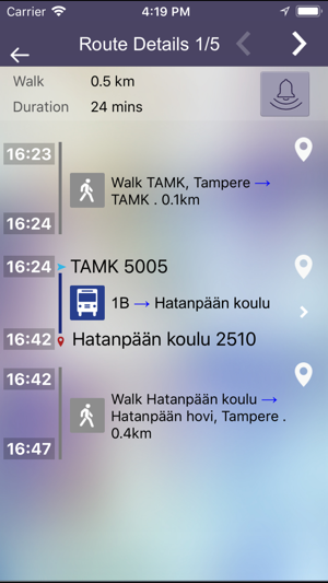 OnTimely, Tampere(圖4)-速報App