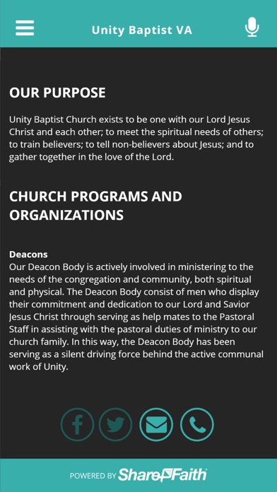 Unity Baptist VA screenshot 2