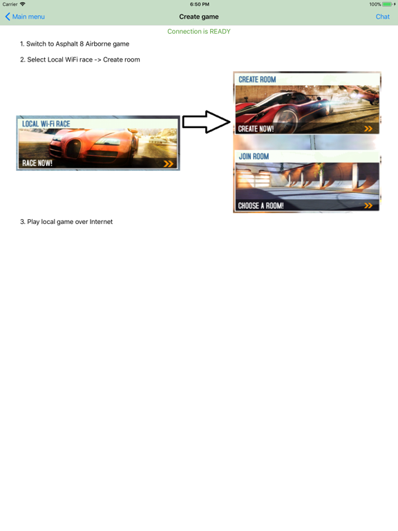 Multiplayer Asphalt 8 edition для iPad