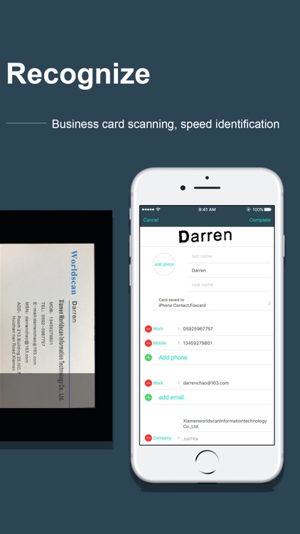 FoxCard-Card scanner OCR Scan screenshot-4