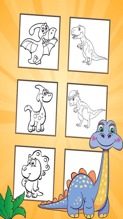 Coloring Book for Dinosaur