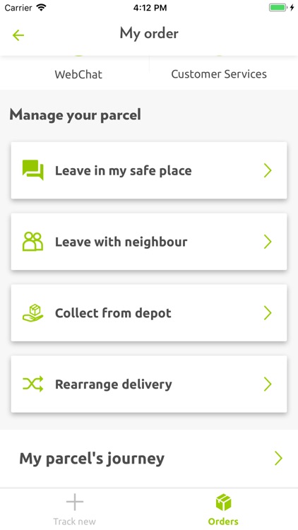 Yodel parcel manager screenshot-5