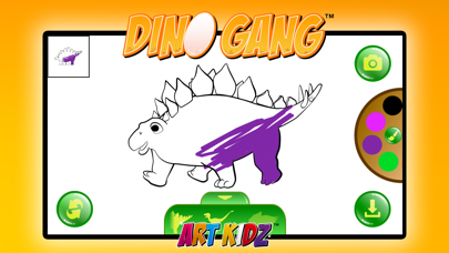 How to cancel & delete ArtKidz: Dino Gang from iphone & ipad 4