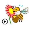 Animated Honey Bee Sticker