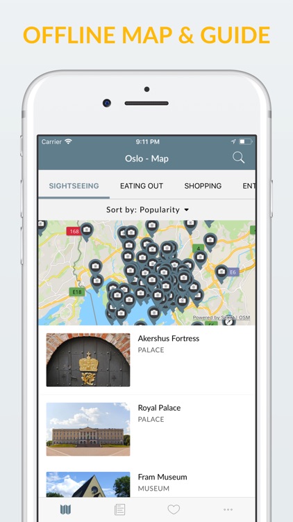 Oslo Offline Map & Guide screenshot-0