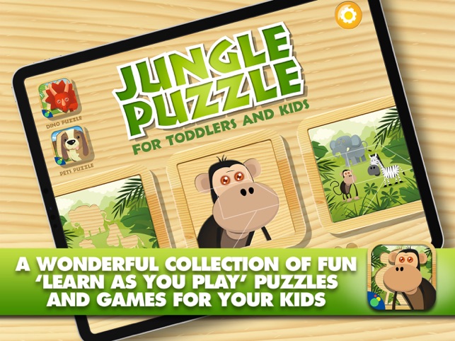 Jungle Animal Puzzles(圖1)-速報App