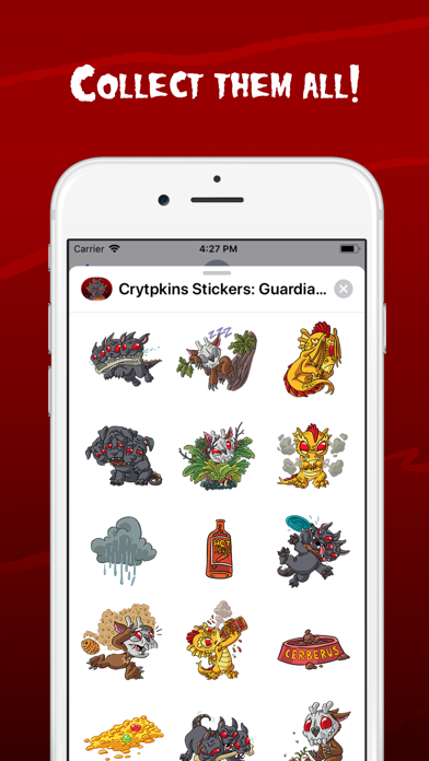 Cryptkins Stickers: Guardians screenshot 3
