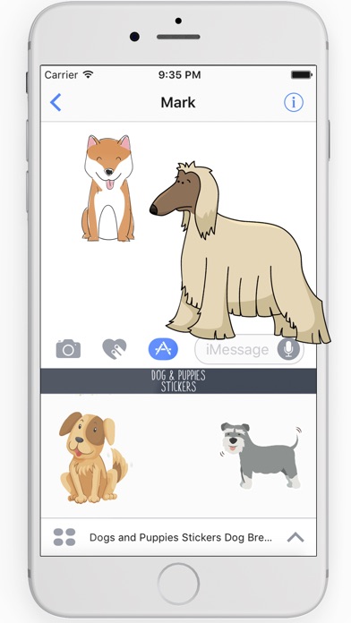 Dogs and Puppies Stickers pack screenshot 2