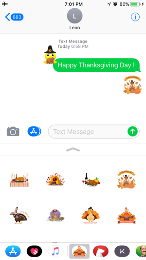 Fun Thanksgiving Sticker(圖5)-速報App