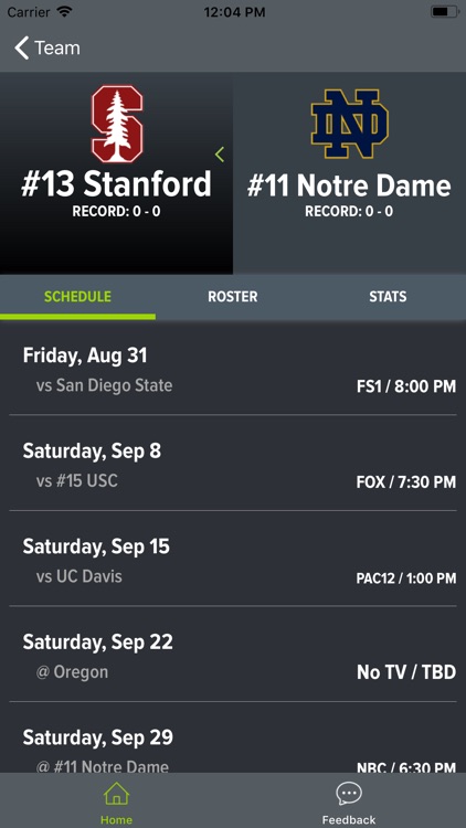 Notre Dame Football screenshot-5