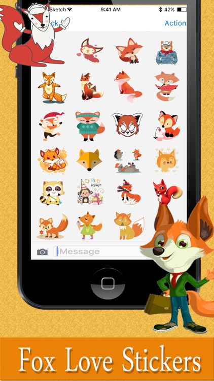 Fox Fun Emojis Stickers