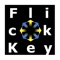 FlickKey is a notepad application featuring the fast and efficient FlickKey keyboard