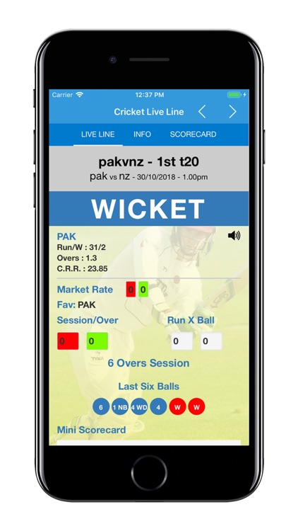 New Cricket Live Line