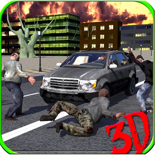 Car Driving Zombie Shooter 3d icon