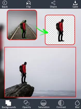 Captura de Pantalla 4 Easy Photo Background Editor iphone