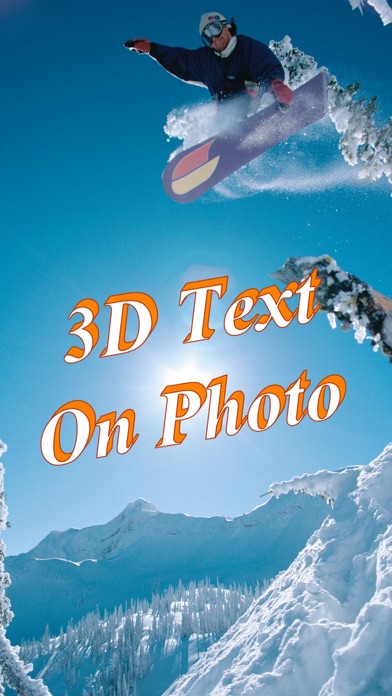 3D Text On Photo - Font Editor screenshot 2