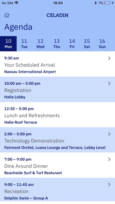 Celadin Event Attendee App screenshot 2