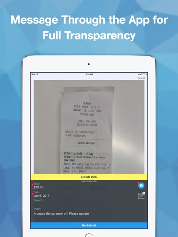 Fetch - Expense Reporting screenshot 2