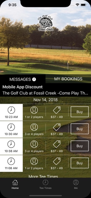 Fossil Creek Golf Tee Times(圖1)-速報App