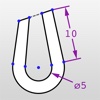 Updraw - create 2D CAD drawings with dimensions