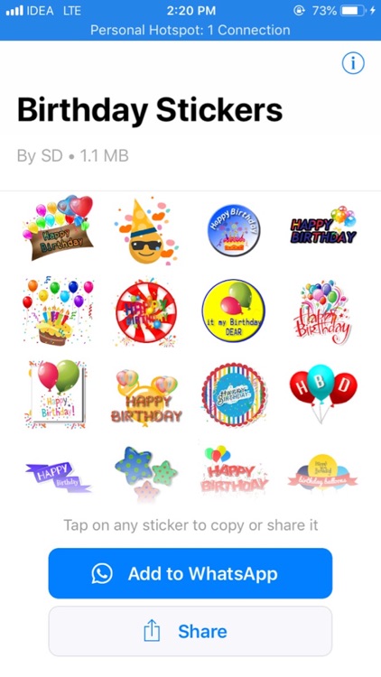 Birthday Stickers for Whatsapp