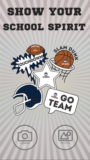 UConn Huskies Selfie Stickers(圖1)-速報App