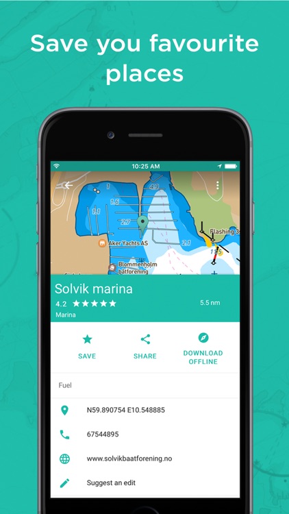 Embark: User friendly personalised nautical charts