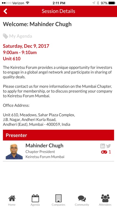 Keiretsu Forum Mumbai screenshot 3