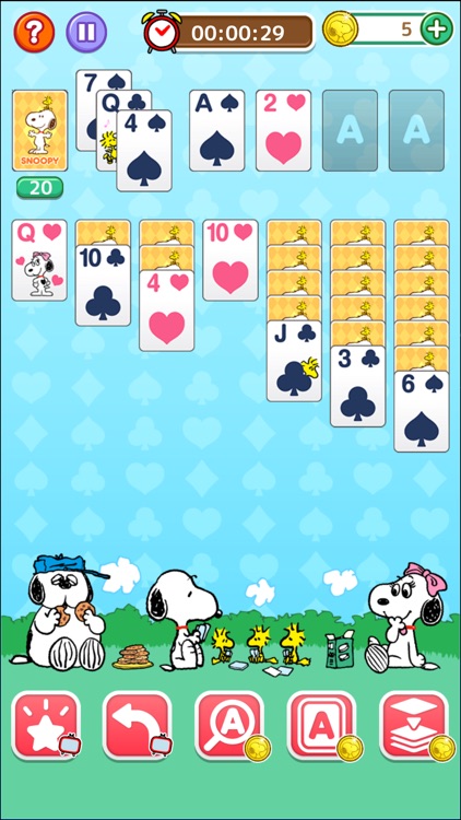 スヌーピーソリティア screenshot-3