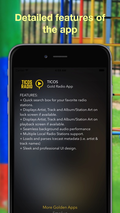 Ticos Gold Radio - Costa Rica screenshot 4