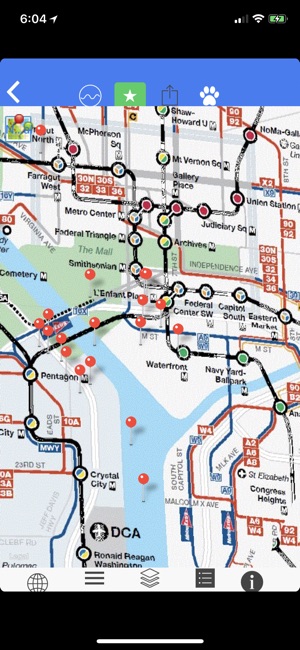 D.C. Scaled Subway Map Offline(圖4)-速報App