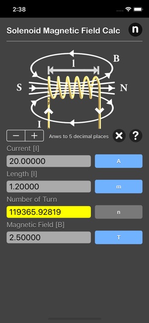 Solenoid Magnetic Field Calc(圖6)-速報App