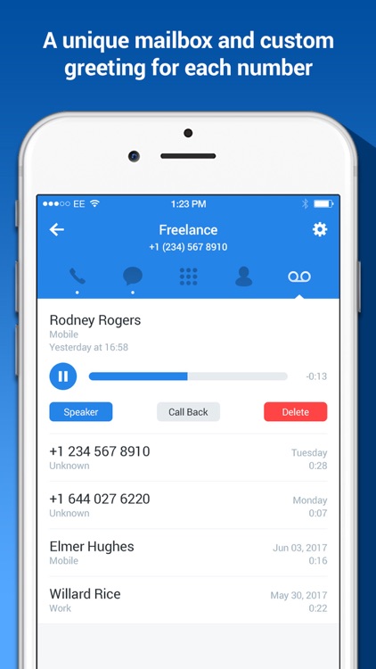 Shuffle — 2nd Phone Number screenshot-4