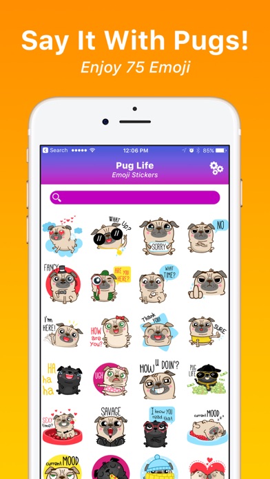 How to cancel & delete Pug Life Emoji Stickers from iphone & ipad 1