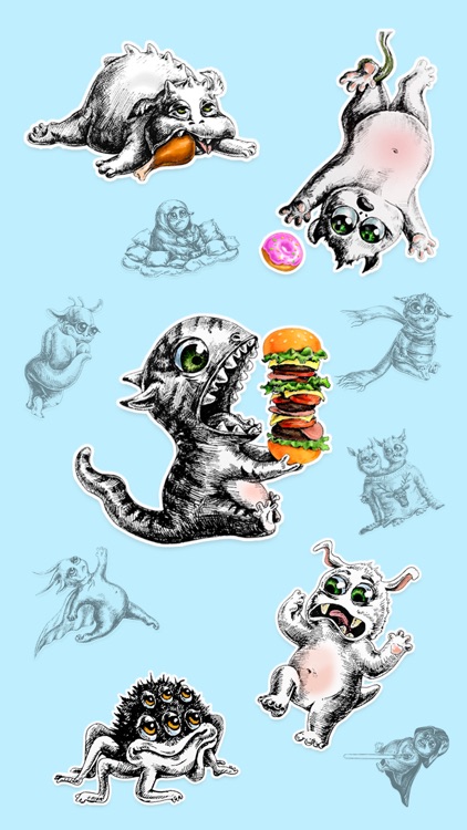 Beautiful Monsters - Stickers