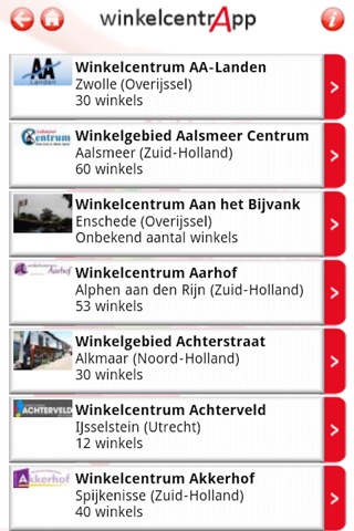 winkelcentrApp screenshot 2