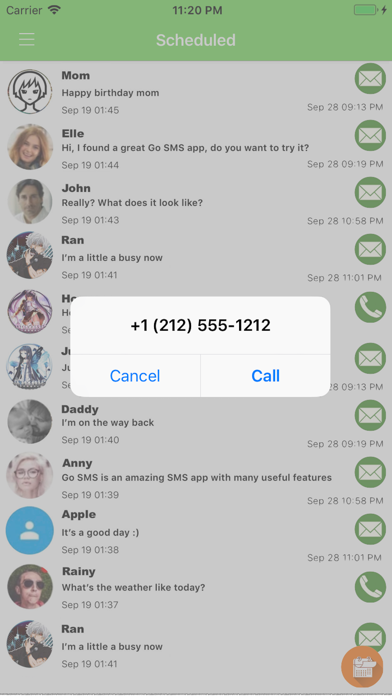 SMS Call Scheduler Pro screenshot 3