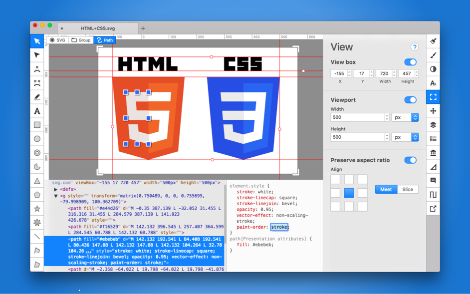Boxy SVG 3.87.1 Mac 破解版 - 可扩展的矢量图形编辑工具