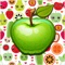 Icon Fruits Name Learning Card