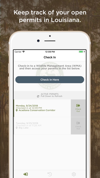 WMA Check In/Check Out