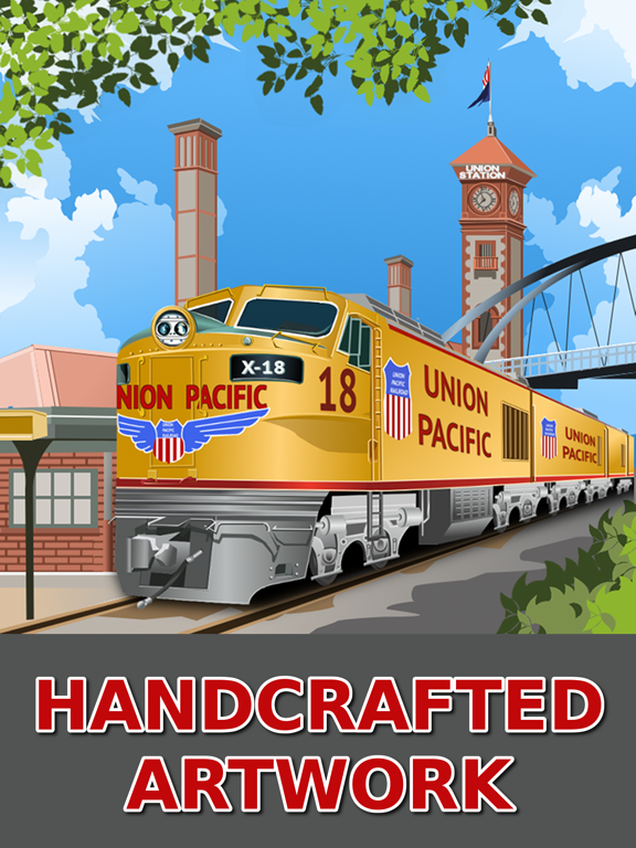 Train Games - Free Educational Jigsaw Puzzles for Kids and Preschool Toddler Learning Railway Vehicle Engine Transport and Love Locomotive Labs Power screenshot