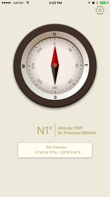 Compass+(GPS,Altimeter,Barometer）