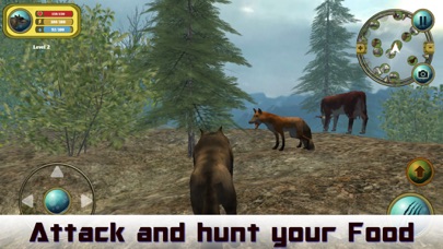 Wild Wolf Simulator 3D Runner screenshot 2